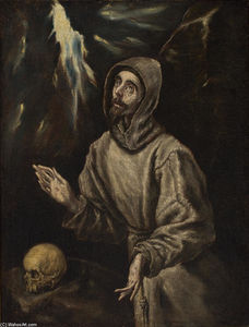 il estasi di san . Francesco di Assisi