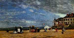 The beach at Trouville