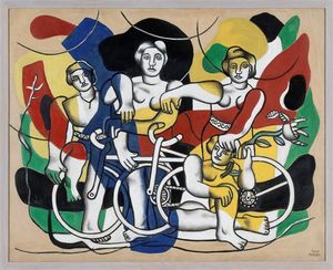 The four cyclists