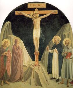 Christus am Kreuz mit Johannes der Evangelist