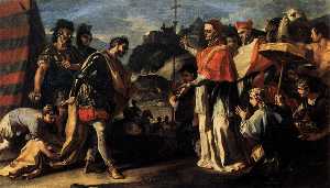 Das Treffen von Papst Leo und Attila