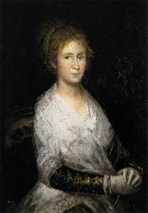Portrait thought to be Josepha Bayeu (or Leocadia Weiss)