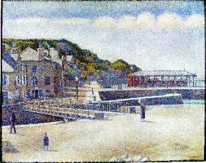 The Harbour and the Quays at Port-en-Bessin