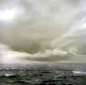 paysage marin nuageux