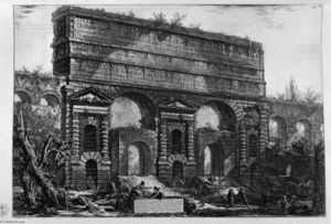Vestiges d aqueducs Neroniani
