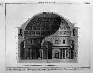 Sezione del Pantheon