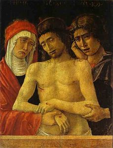 Pieta with the Virgin and St John