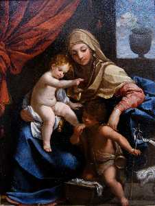 madonna avec enfant et r Jean-Baptiste