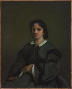 Woman with gloves