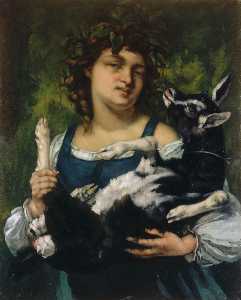 The Village Girl with a Goatling