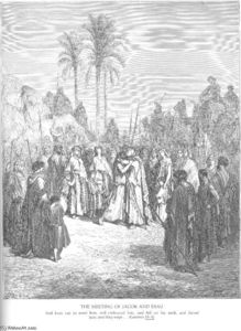 Giacobbe ed Esaù incontra