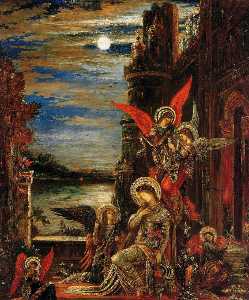 St . Cecilia ( les anges Annonçant sa venue Martyre )