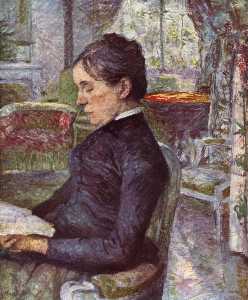 Portrait of Countess A. de Toulouse Lautrec
