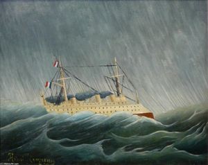 Буря бросил судно