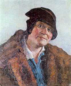 肖像M.Grabar-Dobryanskaya的