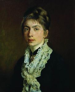 Portrait of M.P. Shevtsova, wife of A. Shevtsov