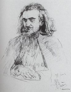 Portrait of Vladimir Sergeyevich Solovyov