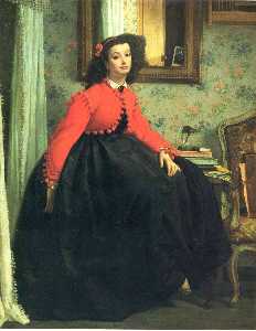 Portrait of Mlle. L.L. (Young Lady in a Red Jacket)