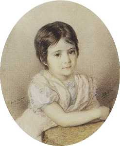 Portrait of Maria Kikina as a Child