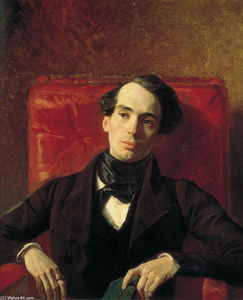 Portrait of the Poet and Translator A. N. Strugovshchikov