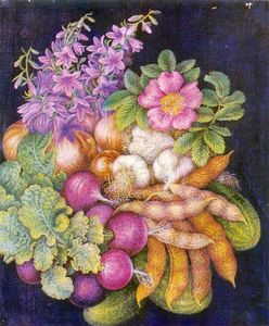 Still life ''Flowers and Vegetables''