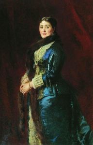 Porträt von Prinzessin M.Orlova-Davydova