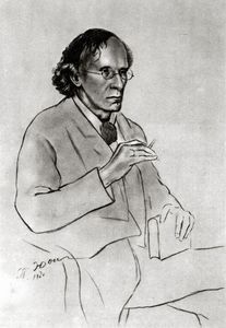 作家ヴャチェスラフイワノフの肖像
