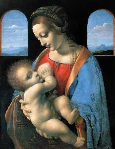Virgen Litta ( virgen y el niño )