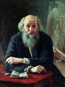 Porträt von Nikolaj Nikolajewitsch Ge