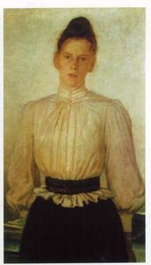 Portrait of Maria Tolstaya, Leo Tolstoy's Daughter
