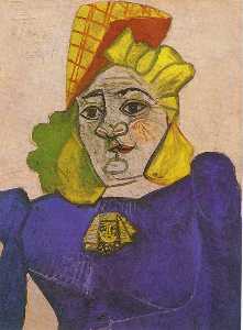Woman with brooch