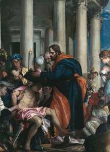 Saint Barnabas healing the sick