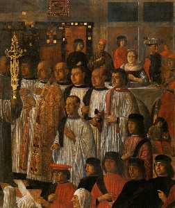 Miracle of the Relic of the Holy Cross in Campo San Lio (detail)