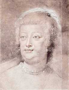 Botas retrato de marie delaware Medici