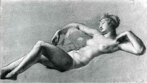 Reclining female nude