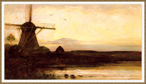 Mill in the evening