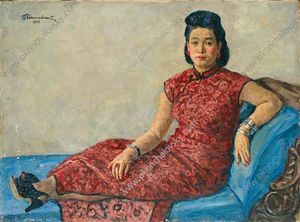 Porträt von Hu Ji-Pang