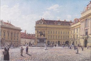 Die Josef Platz in Wien