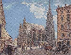 The St. Stephen's Cathedral in Vienna