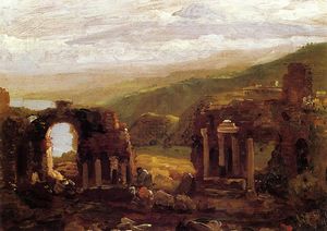 Die Ruinen von Taormina