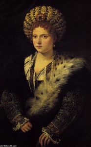 肖像 d`Isabella d`Este