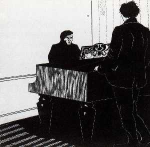pianist und zuhörer