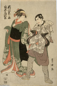 Segawa Kikunojo III and Bando Mitsugoro II