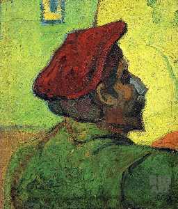 Paul Gauguin ( Homme une béret rouge )