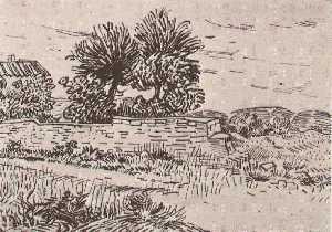 Landscape with the Wall of a Farm