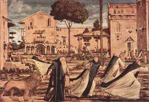San Jerónimo asícomo  León  cómo  el  monasterio