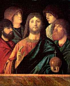 Redentor Bendice  el  cuatro  apóstoles