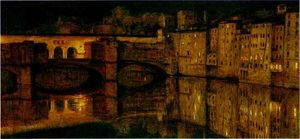 Der Ponte Vecchio, Florenz