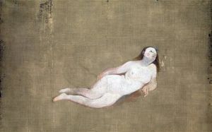 Dos reclinada desnuda