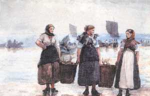 Fisherwomen , Cullercoats